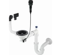 Siphon for 1-bowl granite sink - Space-Saver
