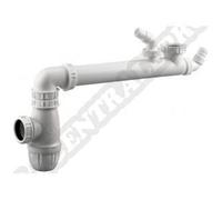 Siphon gain de place 1 bac Valentin - Diamètre 40 mm