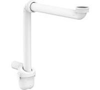 Siphon gain de place Hansgrohe 54235000 entrée G 1 1/4, sortie : DN 32, blanc
