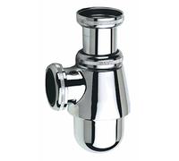Siphon laiton a petite tasse pour lavabo ou bidet - Filetage 33/42