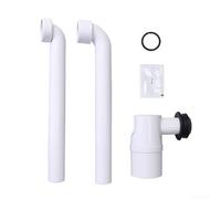 Siphon Lavabo 90° Anti-Odeur Compatible pour geberit Siphon Lavabo(90°) | Joint eau efficace, bloque gaz égouts, compatible Geberit, design 90 degrés, blanc propre