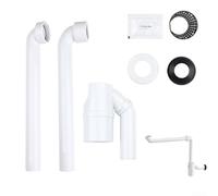 Siphon Lavabo Compact PP Intégré Siphon Lavabo Compact PP Intégré | Design compact, siphon intégré anti-odeurs, plastique , pour idéal petits espaces, installation pour sous évier