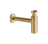 Siphon Lavabo Droit Luxe Laiton Design 35 Cm Or Brosse Robinetterie VIDAGES - CRISTINA ONDYNA MS3496P