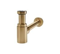 Siphon lavabo Linéis Mini design apparent doré brossé