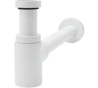 Siphon lavabo Linéis Mini design apparent blanc mat