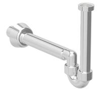 Siphon orientable pour bidet, diamètre 4 cm, avec raccord 1"1/4 - Chromé