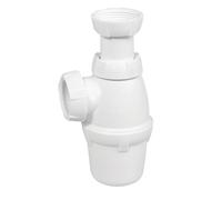 Wirquin 30723136 Siphon de lavabo Ø32 réglable en hauteur, blanc