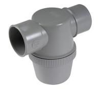 Siphon PVC de parcours à coller entrée horizontale - 40 YH1C NICOLL