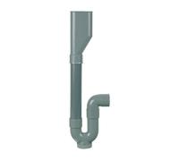 Regiplast SHD Siphon M.A.L PVC double sortie horizontale Gris