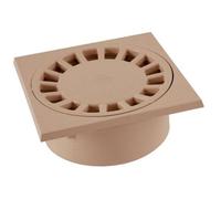 Siphon de sol en pvc sable - 200 x 200 mm - sortie M80 - F90 - SC089S NICOLL