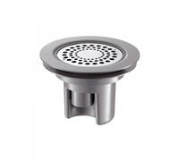 Siphon sol souple avec grille inox diamètre 114 mm et sortie intégrée diamètre 40 mm DELABIE