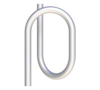 Siphon trompette avec hauteur d'eau de barrage de 200 mm - simple paroi - Tecnovis TEC-EW-CLASSIC