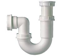 Siphon tube articulé pour évier - NICOLL - Tube articulé - Ø40 mm - Réglable 30-75 mm - Orientable 360°