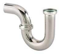 Valentin – Siphon lavabo 16710000800 – laiton chromé Ø32 mm garde 65 mm H125 mm