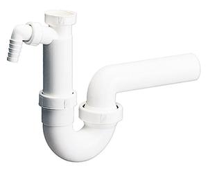 Siphon tubulaire Dallmer 100/1 m 1 raccord pour appareil de lavage 11/2 xDN 50