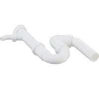Siphon tubulaire VIEGA blanc coude plastique 45° DN 40 31208V
