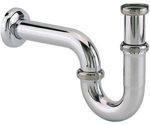 siphon vasque - laiton chromé - sortie murale - entraxe 300 mm - inox - valentin 17020000000