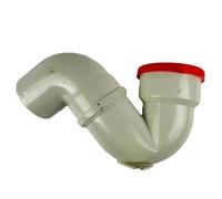 Siphon WC D110 sortie 45° réglable anti-odeur raccord rotatif pour WC au sol