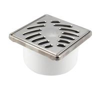 siphonnette - grille avec cadre inox - 10 x 10mm - diam 50 / 40mm - nicoll sihj10ci