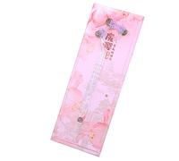 SIPLIV fait à la main verre trempette stylo magique sakura verre stylo cristal dip signe stylo cadeau stylo calligraphie stylo - violet