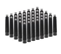 SIPLIV Lot de 40 cartouches d'encre noires de 2,6 mm de diamètre pour stylo plume en bois et laiton fait à la main