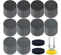 SIQUK 200 Pièces Disques de Ponçage 50mm Disques Abrasifs Ronds Grain 180-5000 Papier de Verre Sec à l'eau Feuilles Abrasives pour Métal Ponceuse Polissage Auto