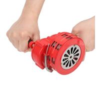 Sirène à manivelle, 11 cm/4,3 Pouces, 23 cm/9,1 Pouces, 120 DB, Alarme Portable Rouge, Dispositif d'alerte d'alarme à Commande Manuelle pour école, sifflet, Usine, inondation et