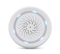 Sirène D’Alarme WiFi 100 DB Smart Tuya & Smart Life sirène Clignotante sans Fil, lumière LED, avec 8 Sons différents