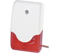 Sirène d'alarme avec gyrophare ABUS SG1681 100 dB rouge intérieure, extérieure 12 V/DC