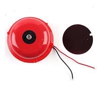 Sirène d'alarme Incendie 12 V CC AC 240 V, Cloche d'alarme Incendie Apollo Industrielle 240 V, 10,2 Cm, Contrôle d'Incendie en Métal, Type de Frappe Interne, Cloche électrique