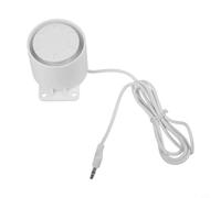 Sirène de sécurité intérieure 120 dB avec alarme filaire | Utilisation en intérieur, tonalité aiguë, dissuade les intrus, taille compacte de 49 x 50 mm, facile à installer