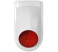 Sirene exterieure avec Communication sans Fil - Alarme 120 DB HUXGO HXA516 | Fonction Anti-Sabotage, Signal sonore et Lumineux, Batterie intégrée