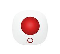 Sirène intérieure sans fil, sirène antivol avec lumière clignotante LED, fonctionne avec système d'alarme TecPeak