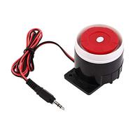 Sirène Mini Sirène Filaire de Sécurité Alarme intérieure Extérieur 9-16VDC/20-25VDC 120dB avec Fil Klaxon Systèmes d'alarme Sonore de sécurité pour la Maison