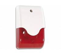 Sirene (110dB) + Stroboscope - Lentille Rouge + Signalisation Led G