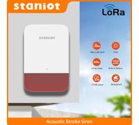 Sirène stroboscopique sans fil Staniot LoRa, étanche, 120 dB, alarme à haut niveau sonore, fonctionne avec Secpanel 7 Pro, distance de transmission de 500 m Siren Only