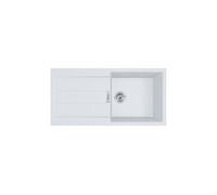Franke Sirius 2.0 - Évier en Tectonique S2D 611-100, 100x50 cm, blanc 143.0613.639