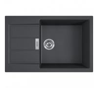 SIRIUS - 2.0 S2D 611-78 Tectonite® Evier à encastrer avec bac XL Noir