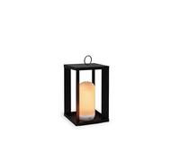 Newgarden Lampe d'extérieur SIROCO – Sans fil, ampoule rechargeable, métal, H50 cm, noir