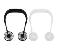 SIROCO Mini Ventilateur Tour de Cou Portable avec 3 Vitesses Silencieux Léger Pour Intérieur et Extérieur Couleur Aléatoire
