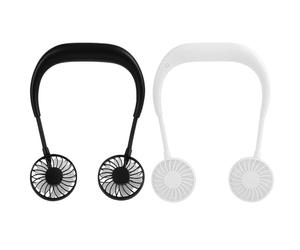 SIROCO Mini Ventilateur Tour de Cou Portable avec 3 Vitesses Silencieux Léger Pour Intérieur et Extérieur Couleur Aléatoire