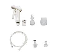 Siroflex 2015/2S Kit complet d'accessoires de salle de bain Made in Italy | Douche à main pour évier de cuisine avec raccord rapide | Douche à main pour évier | Raccordement pour lave-vaisselle