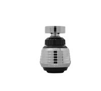 Siroflex 2485/S Aérateur-Douchette Rotule Laiton Chromé/Noir
