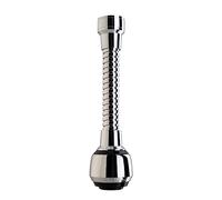 Siroflex 2510/S Brise-Jet Flexible Laiton Milady Chromé Noir | Aérateur douchette chromé noir, aérateur robinets de cuisine, accessoire flexible en laiton, Made in Italy