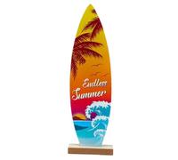 Sirseon Décoration de table de surf - Planche de surf - Planche de surf pour mur - Planche de surf multifonction - Panneau d'été en bois - Planche de surf pour mur - Décoration murale
