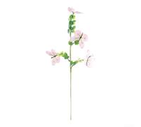 SiSinkal Branche de fleurs d'eucalyptus artificielles en tissu de soie de 56 cm de haut, pour mariage, décoration d'intérieur, centre de table (rose)