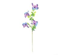 SiSinkal Branche de fleurs d'eucalyptus artificielles en tissu de soie de 56 cm de haut, pour mariage, décoration d'intérieur, centre de table (violet)