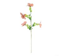 SiSinkal Branche de fleurs d'eucalyptus artificielles en tissu de soie de 56 cm de haut, pour mariage, décoration d'intérieur, centre de table (vin volant)