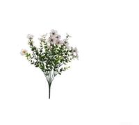 SiSinkal Eucalyptus artificiel violet en soie pour la maison, les événements de mariage, construction en soie et PVC doux, 35 x 21 cm pour décoration de photographie (A)