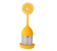 SiSinkal Infuseur à thé élégant flamant rose en silicone avec maille en acier inoxydable 304, boule filtrante de grande capacité pour eau chaude, passoire à herbes et épices pour la maison, la cuisine